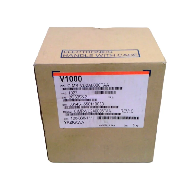 

New In Box Yaskawa CIMR-VU2A0006FAA Inverter 1 Year Warranty In Stock