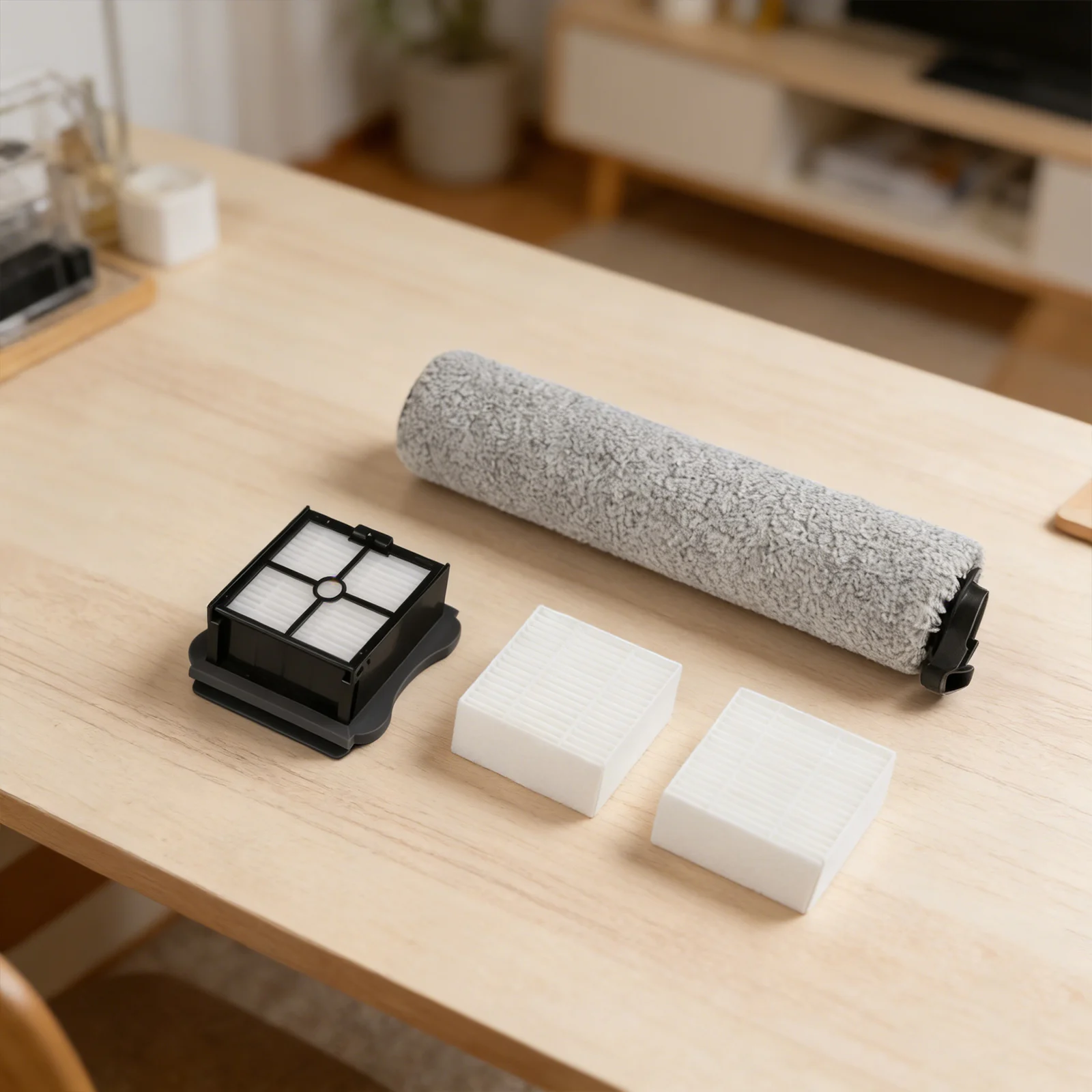 For Mamibot For Flomo III For Neatsvor T35 For T30 Roller Brush HEPA Filter Kit Main Side Brush Sponge Replacement Parts For Vac
