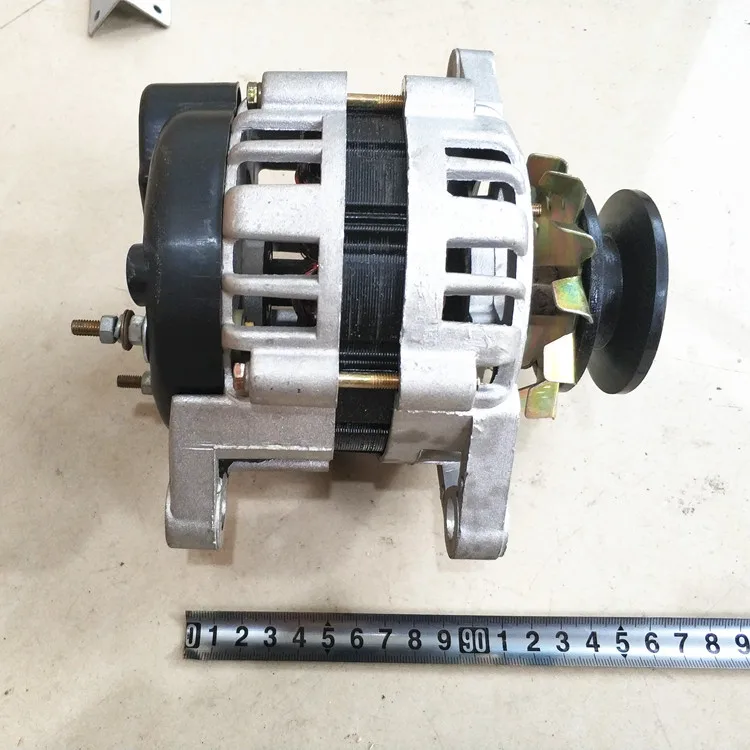 220V 2000W Pulley Type Permanent Magnet Small Copper Wire Pack High Power Household Brushless Alternator