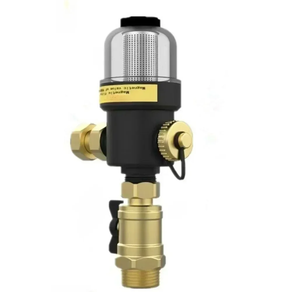 

Wall-mounted Boiler Filter DN20/DN25 Thread Magnetic Underfloor Heating Dedicated Filter For Scale, Rust, And Sediment Removal