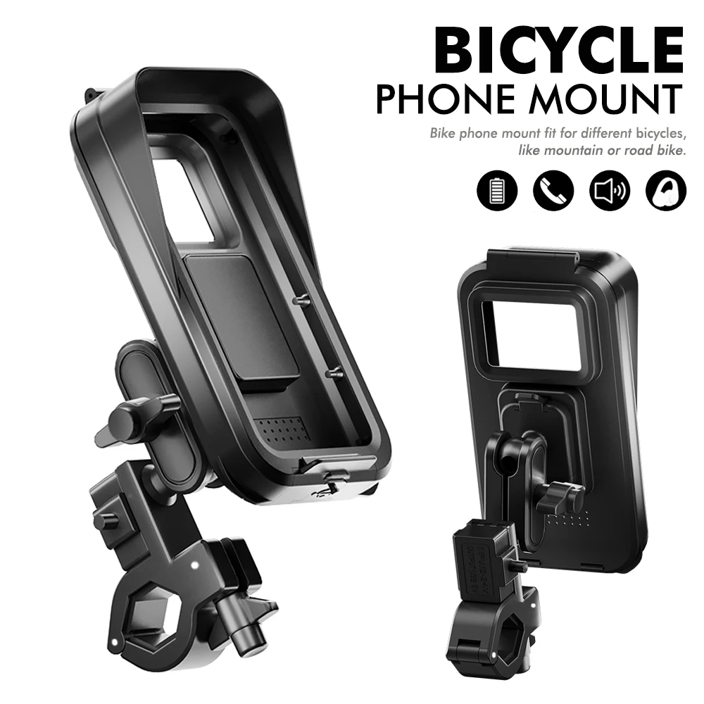 

Bicycle Motorcycle Cell Phone Waterproof Anti-fog Cell Phone GPS Holder (Single Tube, Suitable for Motorcycles, Bicycles)