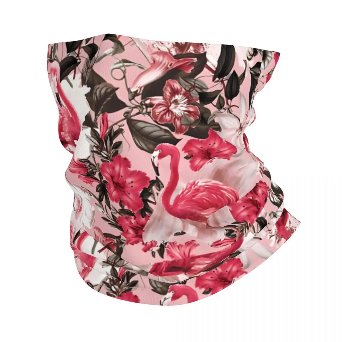 

Flamingo And Floral III Bath Mat Bandana Neck Gaiter Printed Balaclavas Wrap Scarf Multifunctional Cycling Running for Men Adult