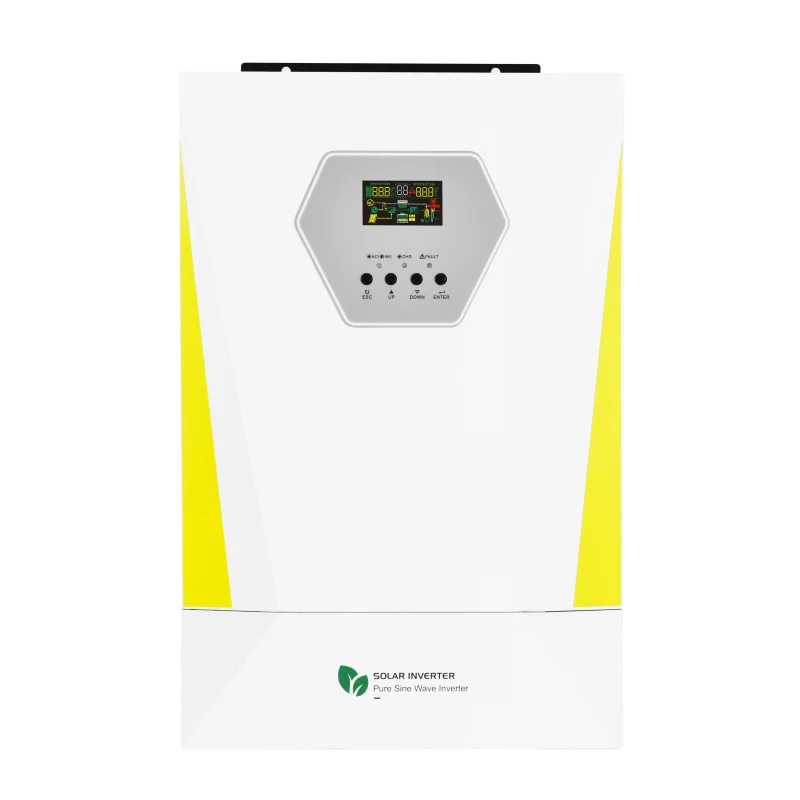High Frequency 48V 6.2KW Single Output Hybrid Solar Inverter 98% Efficiency for Home Solar Power System