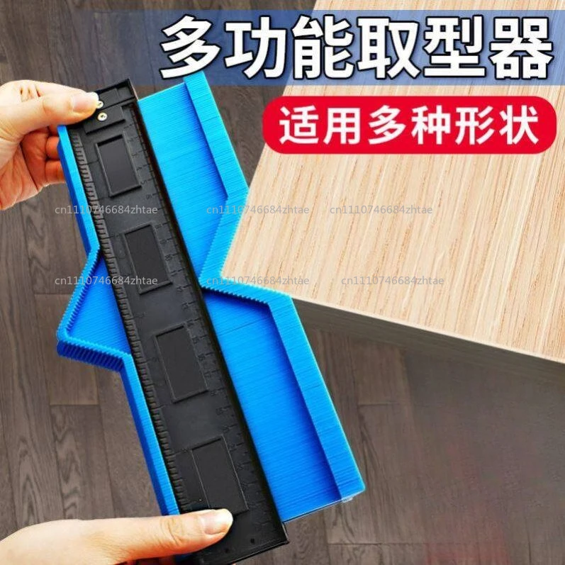 Contour Gauge Duplicator Ceramic Tile Carpet Cutting Template Profile Measuring Angle Ruler Shape Plastic Copy Woodworking Tools