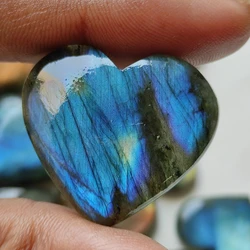 2 ๊ฐ/๋ ์ฒ์ฐ ํ๋ คํ Labradorite ์นด๋ณด ์ ํํธ ๋ชจ์ Labradorite ํ๋ซ ๋ฐฑ ์คํค ๋ถ๋๋ฌ์ด ํด๋๋์ด ๋ณด์ 3CM