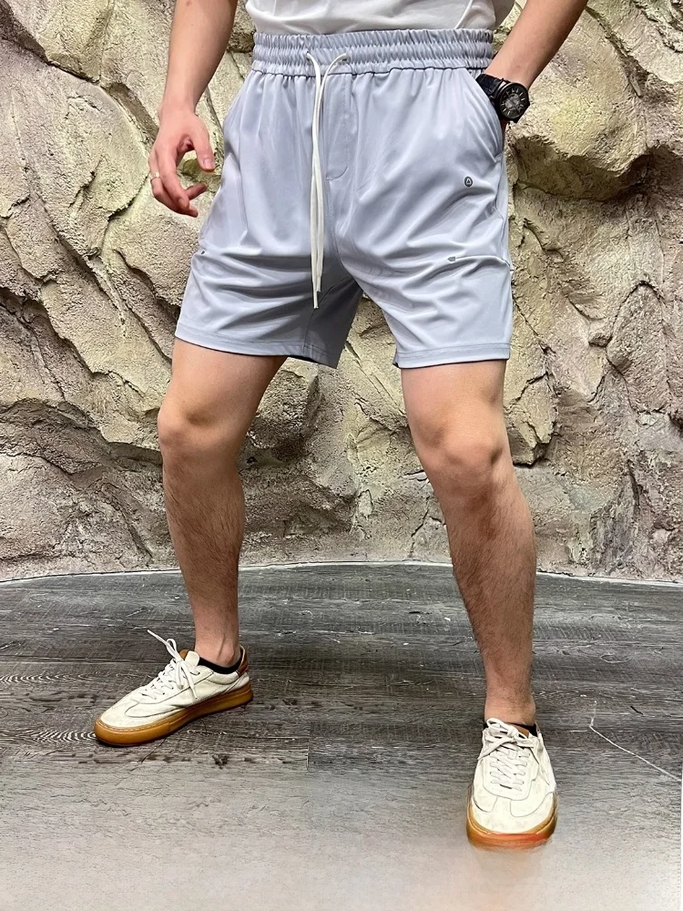 

Мужские спортивные штаны серии L для бега на открытом воздухе, фитнес-светоотражающие орлы, высокоэластичные, дышащие летние повседневные брюки