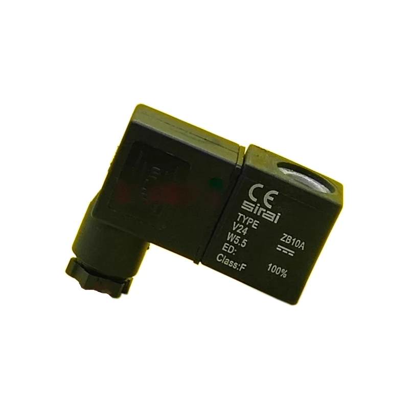 Solenoid Valve Coil SIRAI L182B01 TYPE ZB10A V24 W5.5 W4 Inner Diameter 10mm Height 30mm AC220V/DC24V