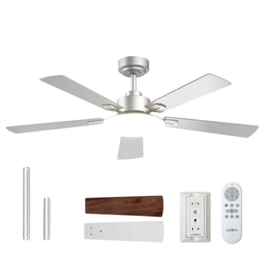Ceilg Fans with Lights, Ceiling fan with Light and Remote Control, Reversible, 3CCT, Dimmable, Noiseless, Ceilg Fan for Bedroom