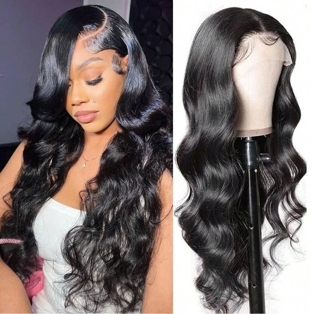 360 Lace Front Wigs Human Hair Pre Plucked Body Wave 360 Transparent Wig 180 Density 13x4 13x6 Brazilian Virgin Human Hair Wigs