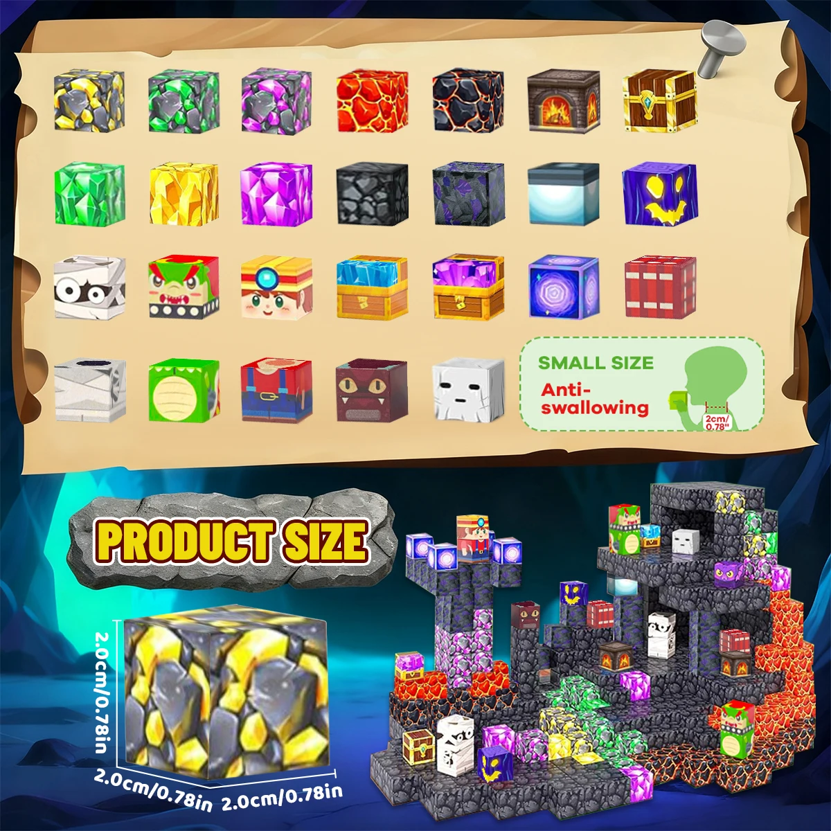 ตัวต่อแม่เหล็ก 80/120/180 ชิ้น สำหรับเด็กชายและเด็กหญิง อายุ 3 ปีขึ้นไป ชุดตัวต่อแม่เหล็ก STEM Montessori ของเล่นเสริมพัฒนาการ ของขวัญวันเกิด