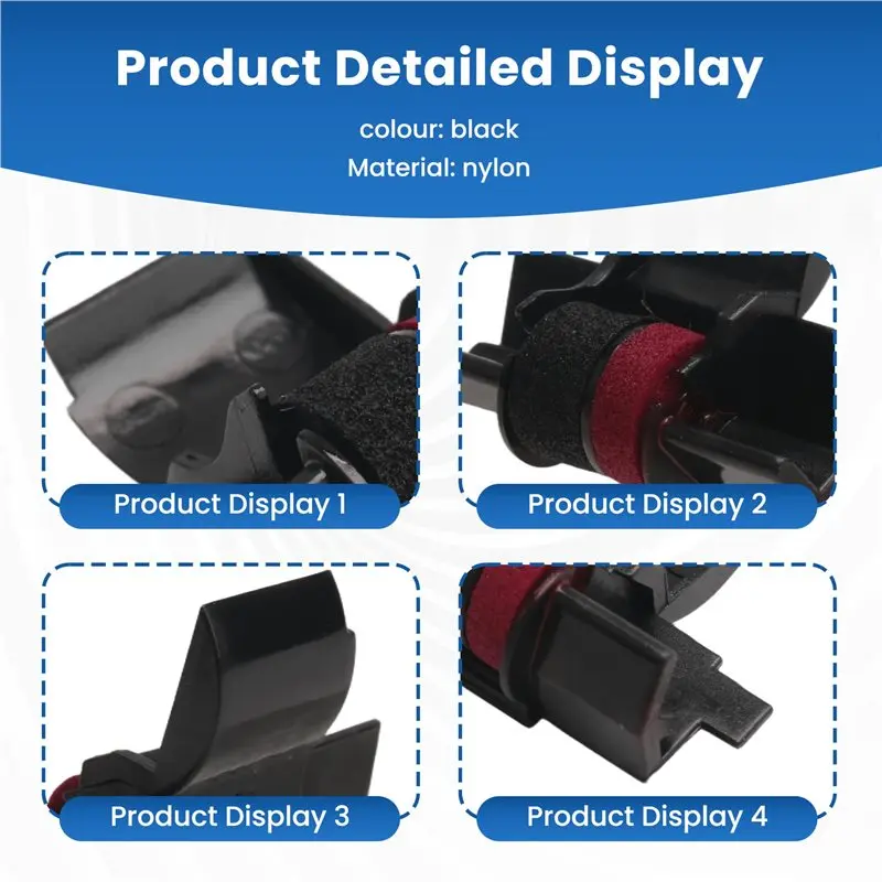 AED6-10Pack Replacement For IR-40T MP-12D Calculator Ink Roller Printer Ribbons Used For Canon,HR-100TM,HR-150TM