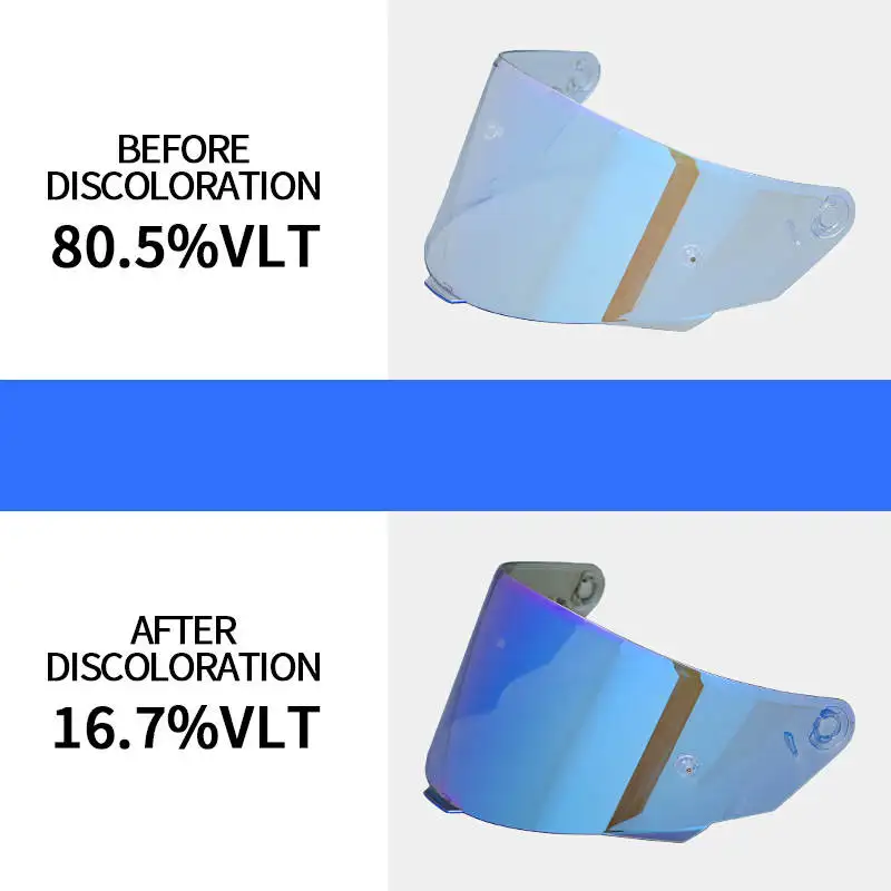 Photochromic Visor for KYT TT COURSE  Helmet Shield Uv Cut Casco Moto Face Shield Visera Windshield