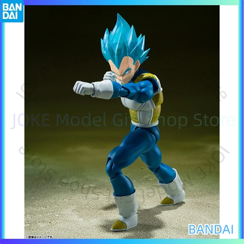 

Original Bandai S.H.Figuarts Shf Super Saiyan God VEGETA The pride of Saiyans In Stock Anime Action Collection Figures Model Toy