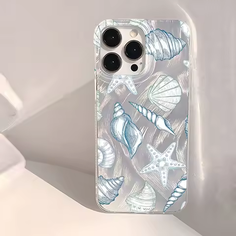 Seashell Starfish Phone Cases For Samsung galaxy s25 s24 s24plus s24ultra s23 s22 s21 s21fe s23fe s20fe Case