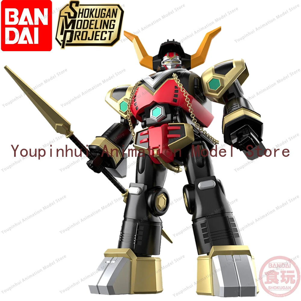 Pre Sale Original Bandai SMP Seijuu Sentai Gingaman Bulltaurus Juu Kishi Bullblack Assembly Action Figures Anime Model Toys Gift