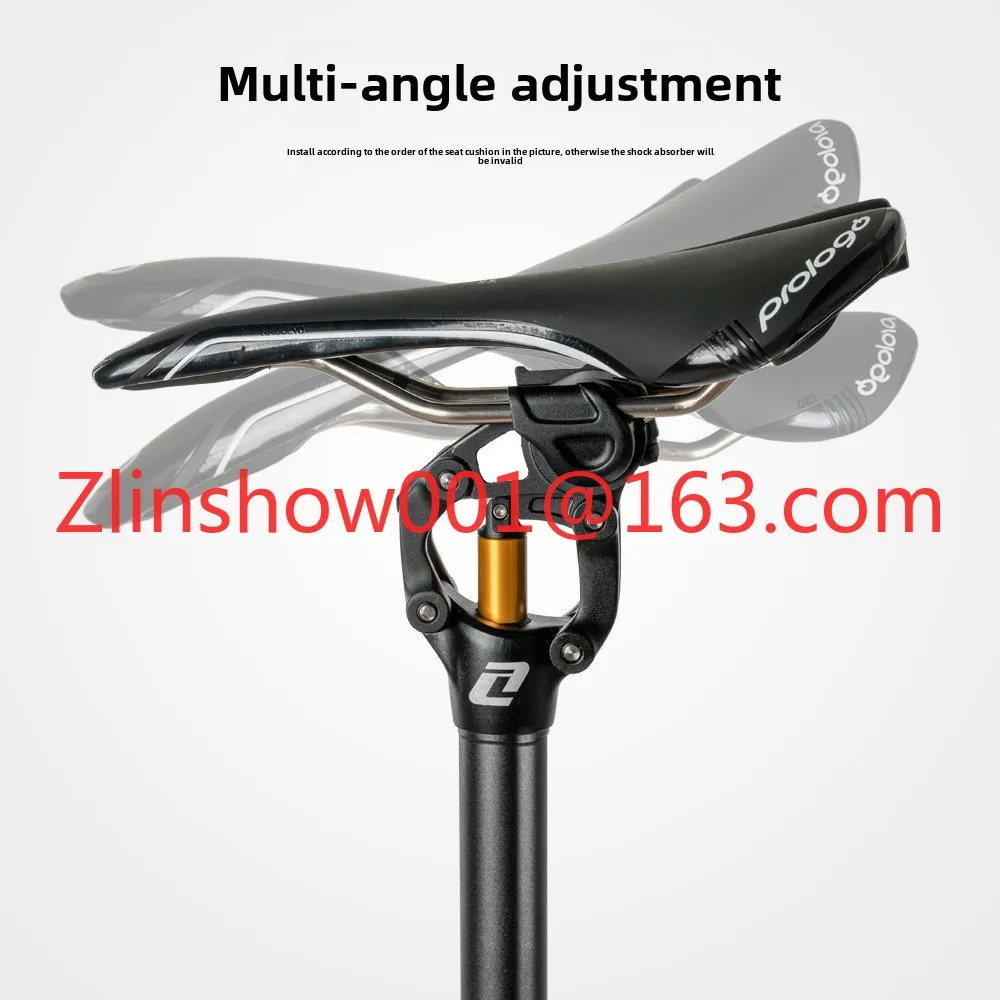 High-Performance  Four-Link Foldable Mountain Bike XC Off-Road Seat Post Bicycle Oil Spring Seat Post with Shock Absorber