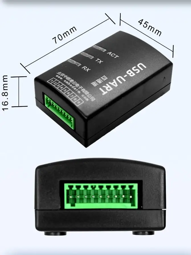 USB to RS232/485/422/TTL Isolated 4-channel Converter Industrial Grade Serial Line TVS Protection