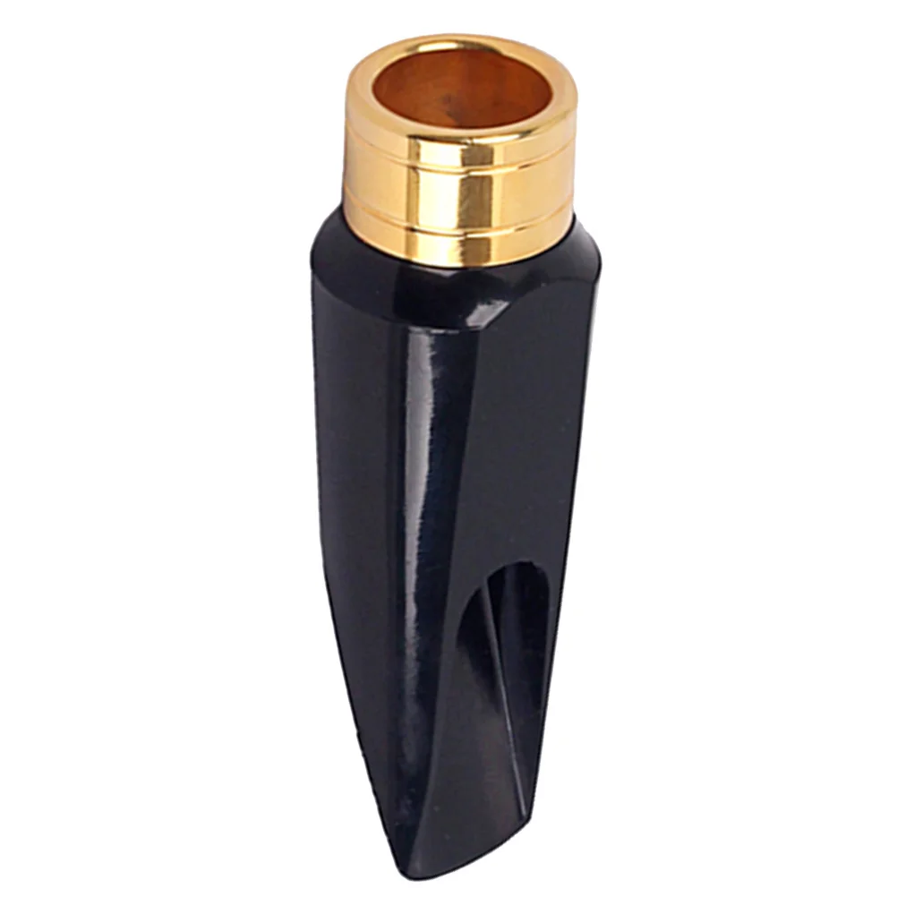 

Copper Ring Bakelite Saxophone Mouthpiece Replacement For Alto Saxophone Music Instrument Accessories Black Rich Sound