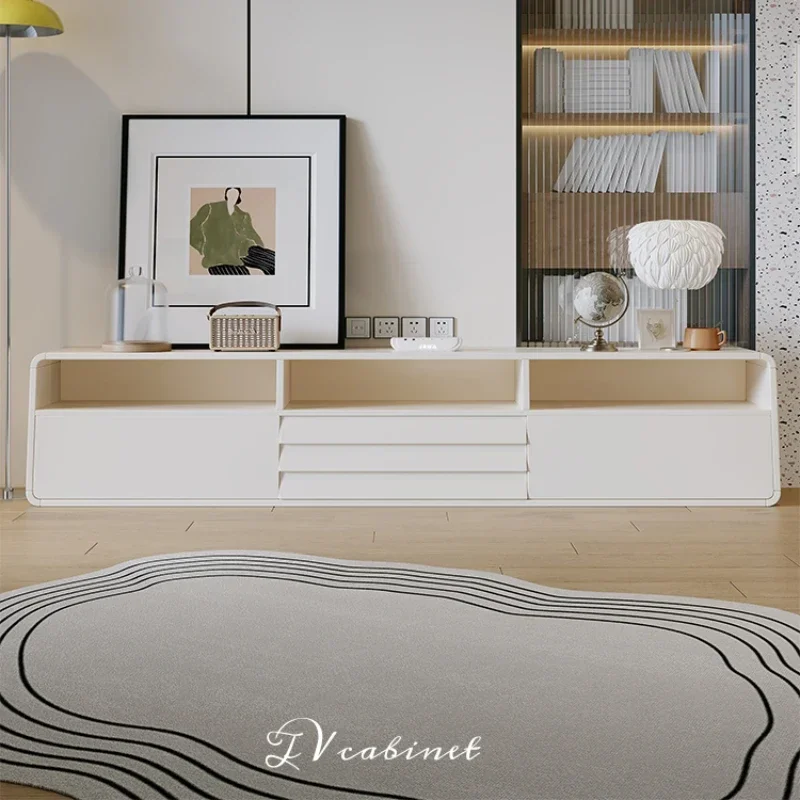 

Coffee Simple Modern Small Apartment Living Room Home Storage Locker Integrated