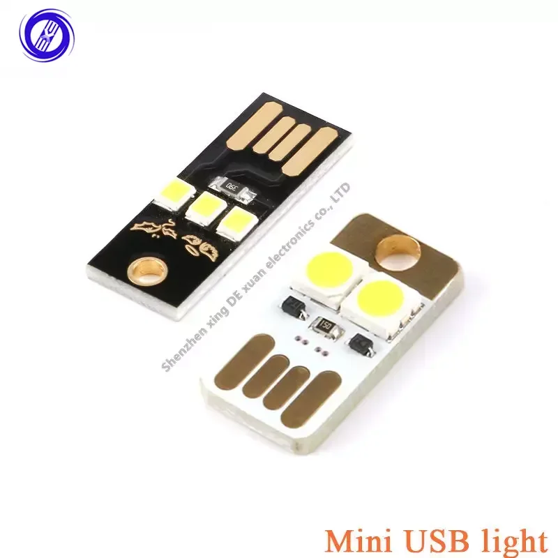 5pcs Mini Portable USB LED Book Light Ultra Bright Reading  Lamp Lights For Power Bank PC Laptop Notebook