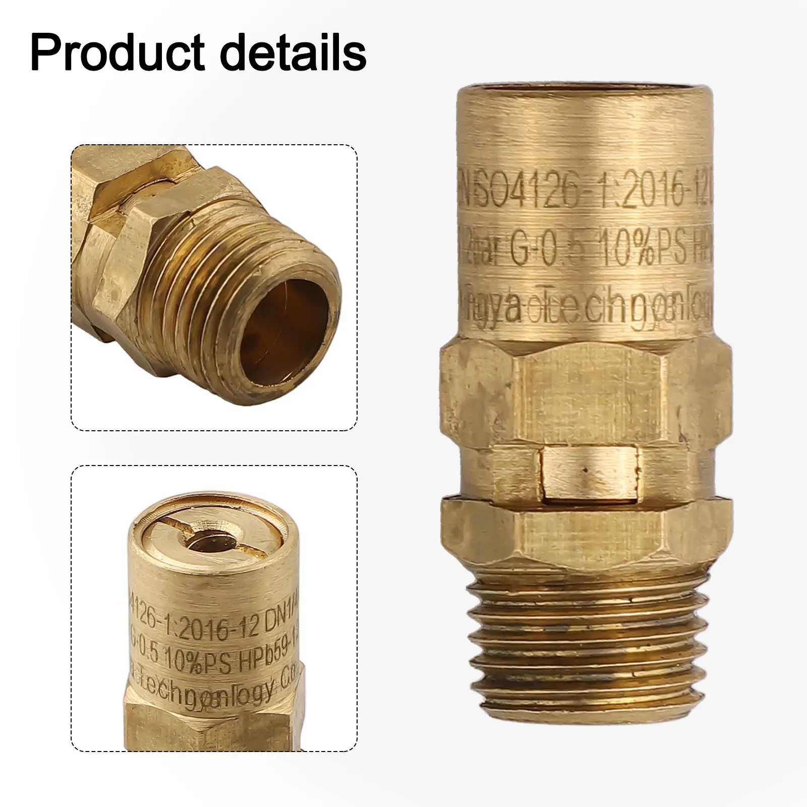 1pc 1/4 Air Pressure Safety Valve 9 - 11 BAR Or Compressor Switch Gas Tank Safety Valves 9BAR 9.5BAR 10BAR 11BAR Soft Seal