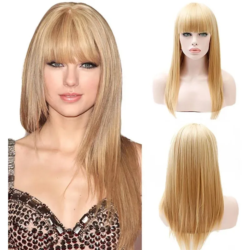 

Африканский стиль, женские длинные волосы, вечернее платье, прямая челка, парик, банкетный женский головной убор, длинные прямые волосы, головной убор