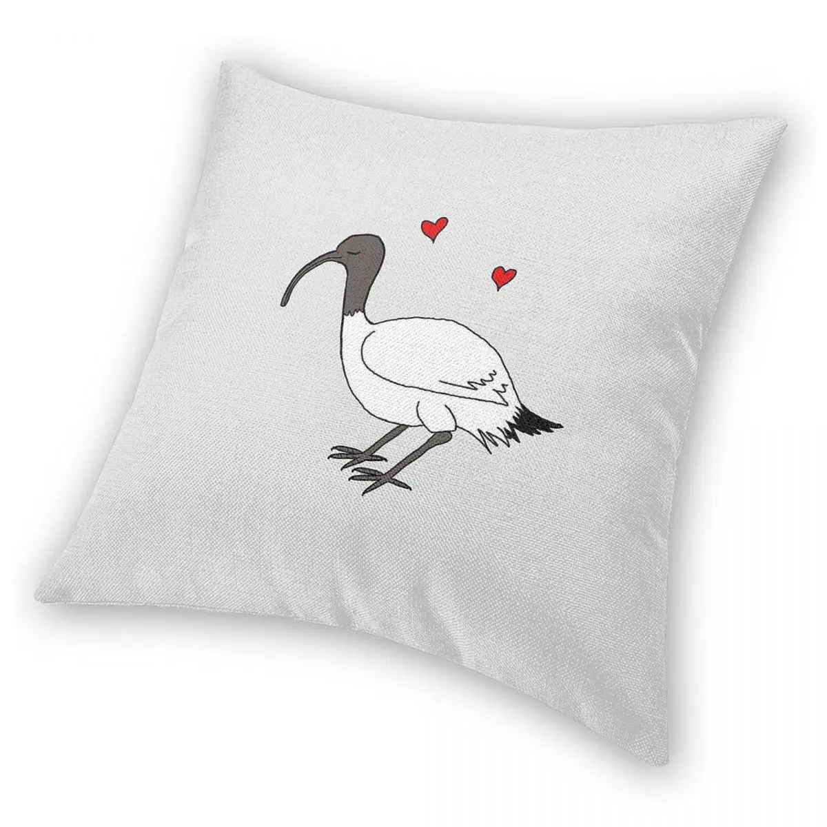 بن الدجاج إيبيس الحب المخدة البوليستر الكتان المخملية نمط البريدي كسوة وسائد للزينة غطاء وسادة المنزل 18"