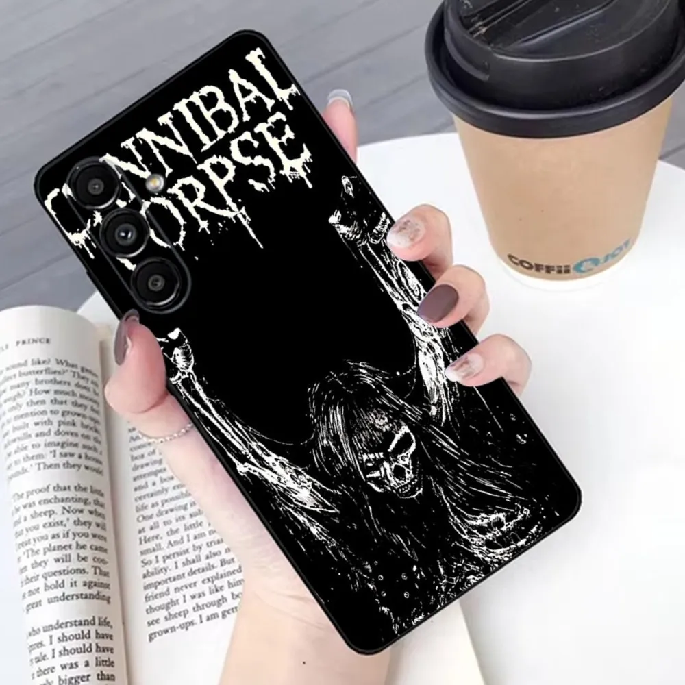 Cannibal C-Corpse Rock Band Phone Case For Samsung S 25,24,21,22,23,30,20,Ultra,Plus,Fe,Lite,Note,10,9,5G Black Soft