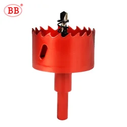 Bb Gat Zagen Boren Voor Hout Kunststof Pvc Dunne Plaat Aluminium 16Mm-100Mm Diy Houtbewerking Boswachter Bit Metaal Snijden