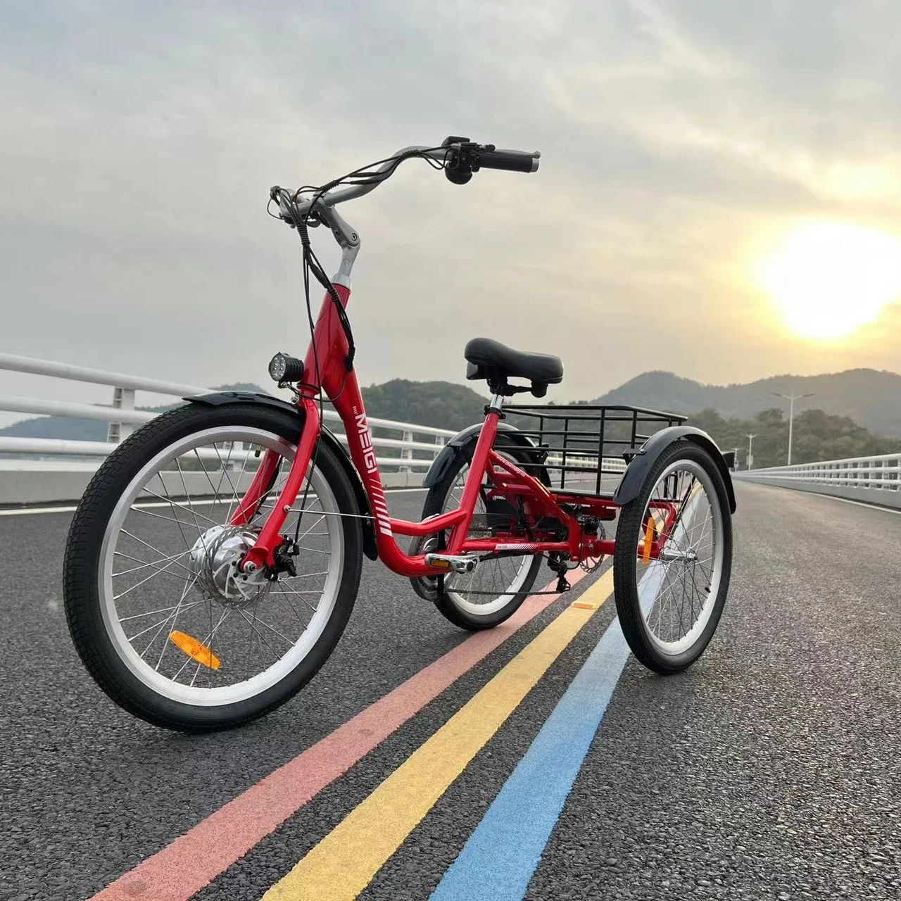 

2022 Ready To Ship Electric Tricycles Bicycle 3 Wheel E Tricycle Adults Cargo Bike Trike For Delivery