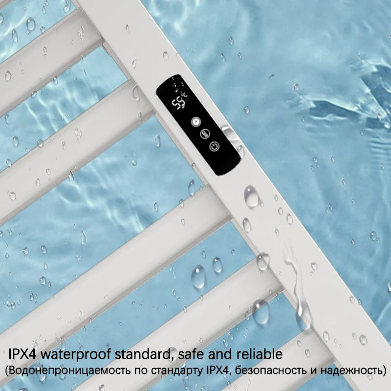 욕실 전기 가열 수건 레일, 선반 온도 제어, 타이밍 수건 워머, 가정용 항균 전기 수건 랙