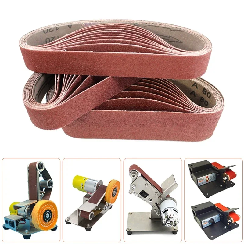 10PCS 330 * 30mm Sanding Belt Polishing And Polishing Metal 120-1000 Sanding Belt Sanding Machine Accessories