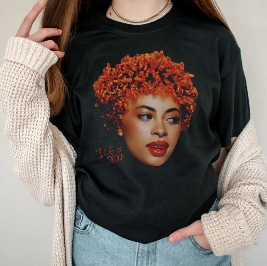 

Винтажная футболка с принтом льда специй, рэп, хип-хоп, Merch Munch