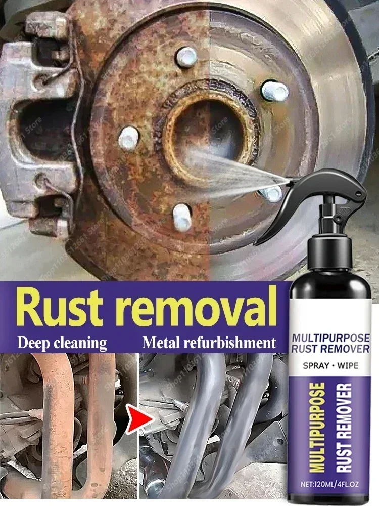 Car Rust Remover Automobile Rust Removal Auto Parts Maintenance Cleaner Remove Rust Spray Rapid Derusting Prevent Corrosion