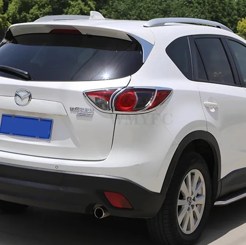 FIT FOR Mazda CX-5 CX5 2013 2014 2015 2016 CHROME FRONT HEADLIGHT + REAR TAILLIGHT LIGHT COVER TRIM ACCESSORIES