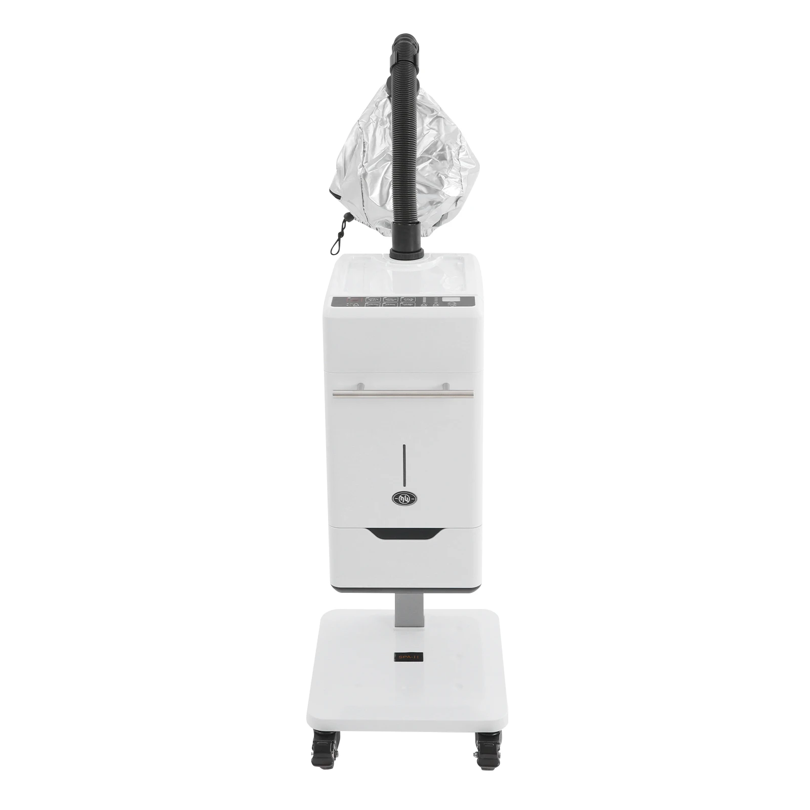 ماكينة بخار الشعر نانو مع 6 خيارات و6 أوضاع، شاشة LCD، 500 وات، حامل أيوني احترافي ساخن، للعناية بالشعر، والعناية بفروة الرأس