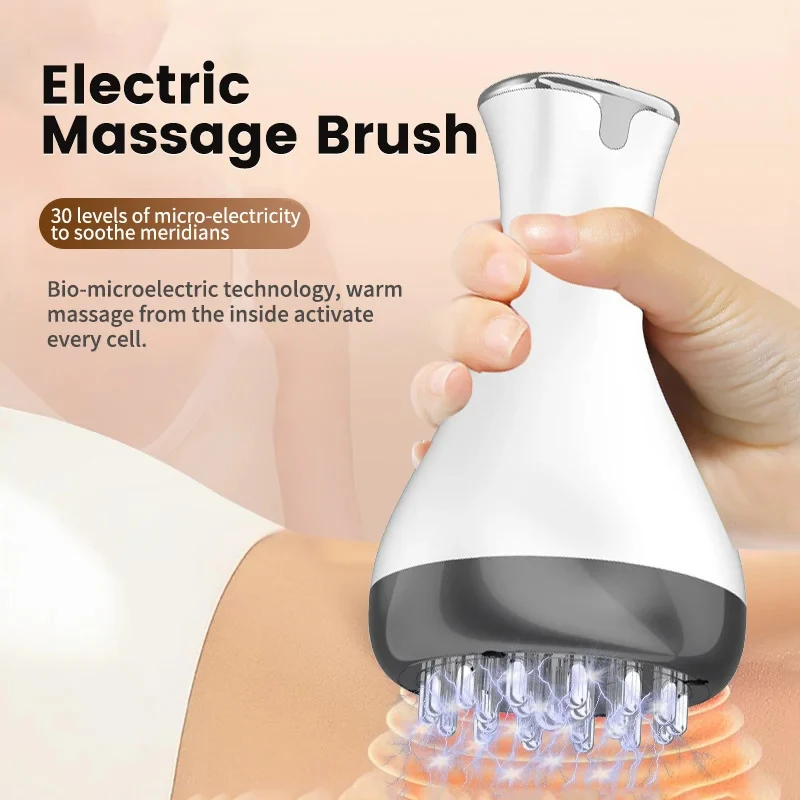 

Electric Meridian Brush Gua Sha Body Massager Vibrate Microcurrent Leg Massager Scraping Lymphatic Drainage Machine Fat Burner