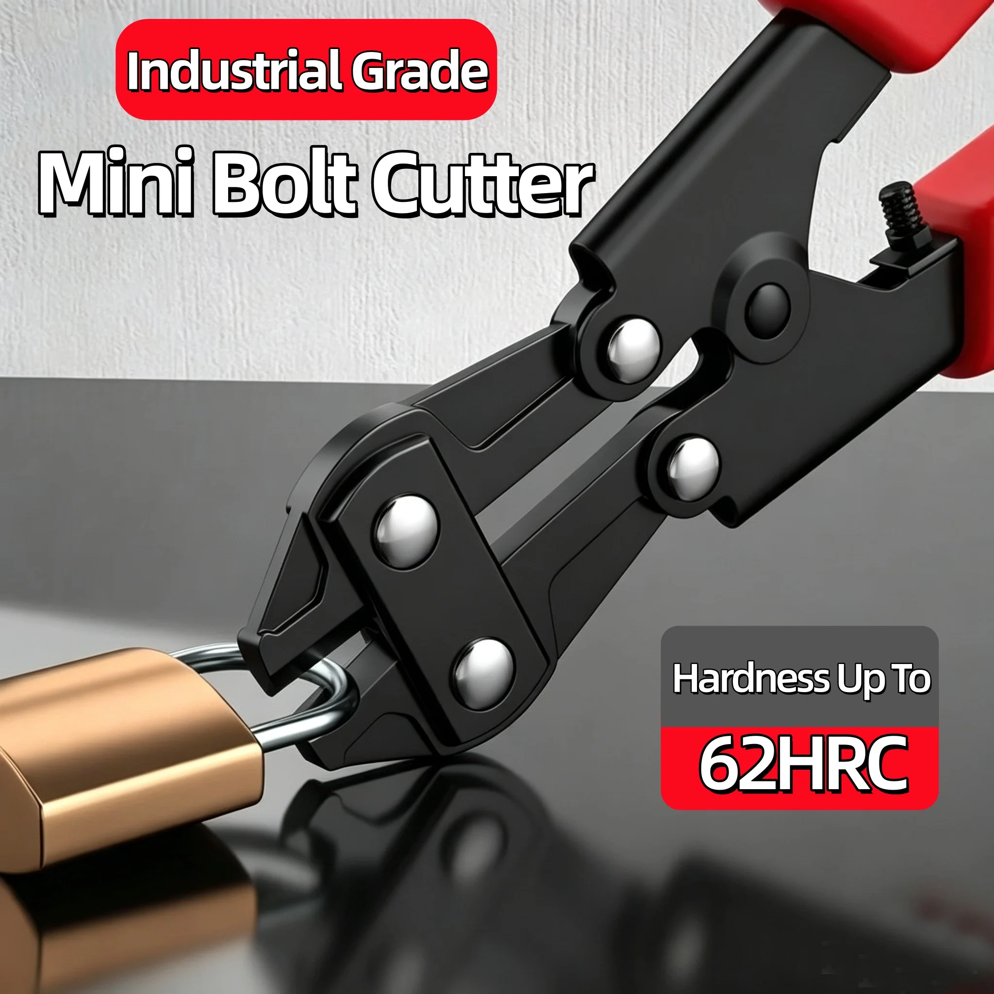 Mini-Multitool-Bolzenschneider, Stahldrahtschneider, arbeitssparender multifunktionaler Eisendrahtbrecher, Schere, Zange für starkes Schneiden