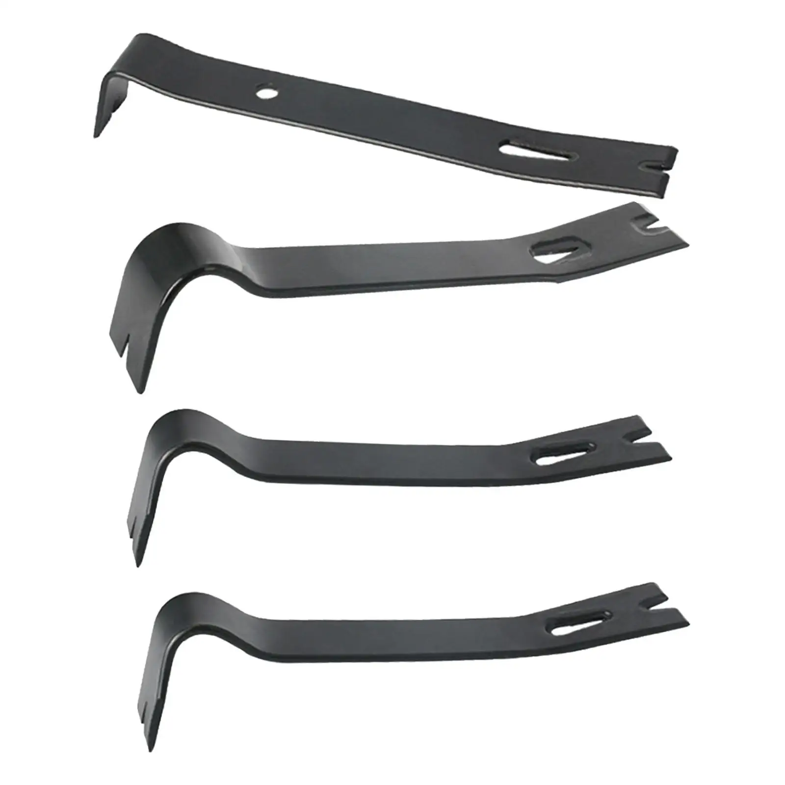 อุปกรณ์ถอดลวดเย็บ Alat pencabut Paku 4ชิ้นชุดเครื่องมือช่างไม้แบบพกพาสำหรับงานหนักชุดบาร์งัดถอดเล็บเครื่องมืออเนกประสงค์สำหรับใช้ในครัวเรือนโรงรถ