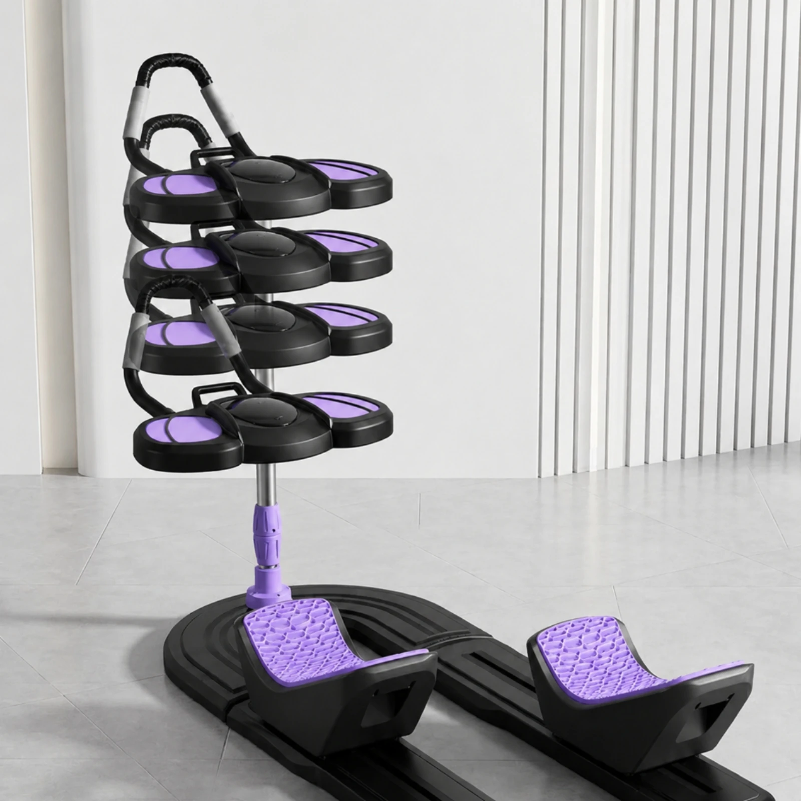 Crawling Machine Cushioned Grips Core Training Machine Knee Support Exerciser Low-Height for Home Fitness image 6