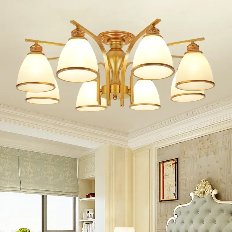 

American Ceiling Light Living Room Lamp Bedroom Light Nordic Master Bedroom Rural Lighting Lights Lights