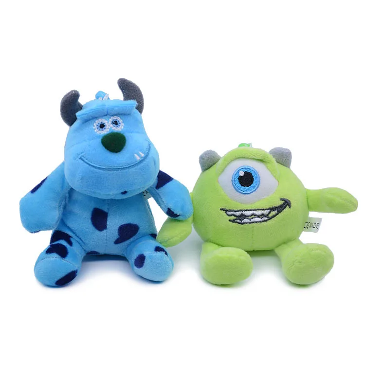 

Disney Monsters University James Sullivan Mike Wazowski Plush Doll Keychain Soft Stuffed Gift