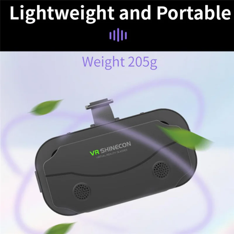 Ingenious-3D vr óculos portátil fone de ouvido montado na cabeça ajustável para 4.7-7.0 polegadas android telefones inteligentes óculos de realidade virtual