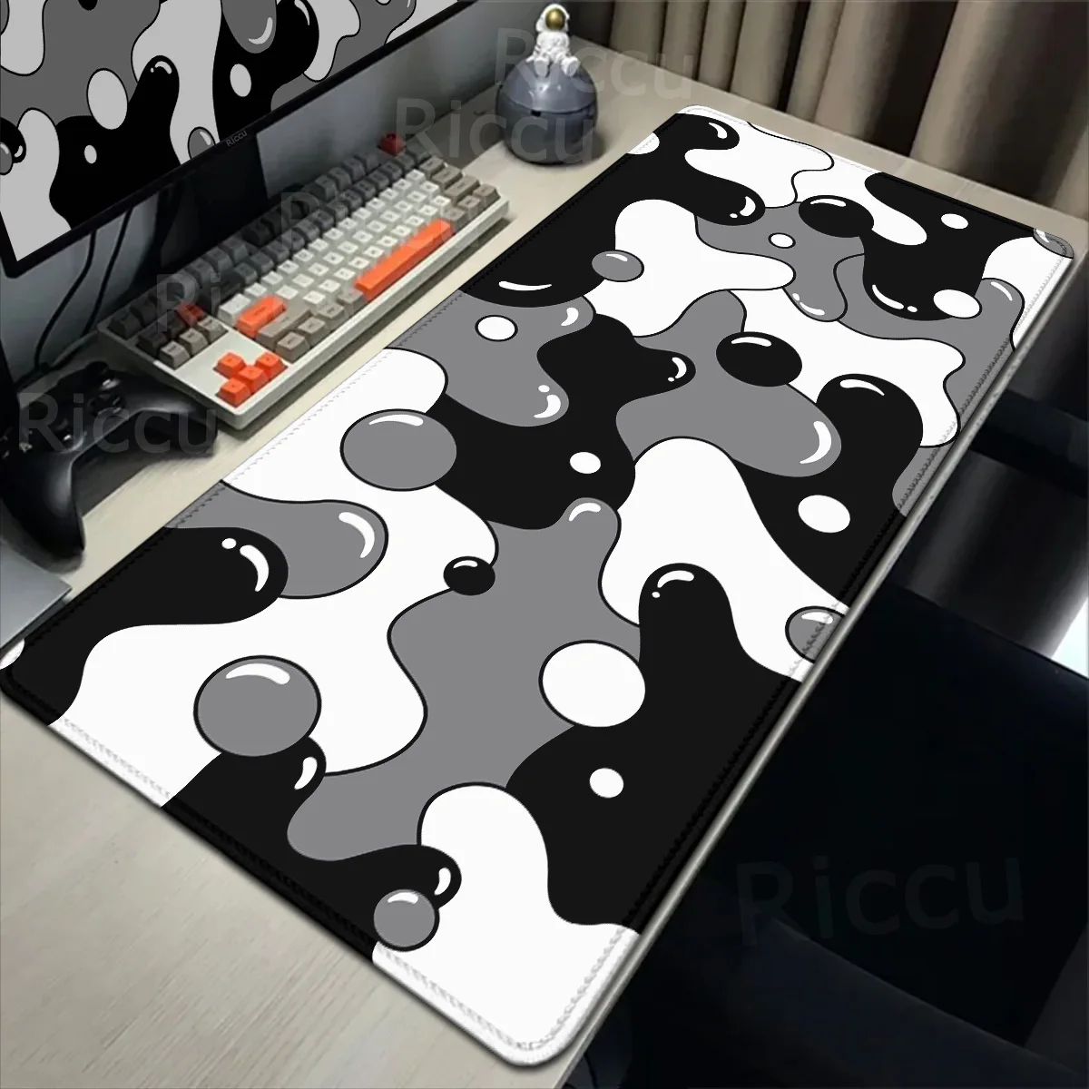 

900x400mm Computer Mouse Pad Strata Liquid Gaming Deskmat Abstract Large Mousepad Gamer Art Mause Carpet PC Antislip KeyboardPad