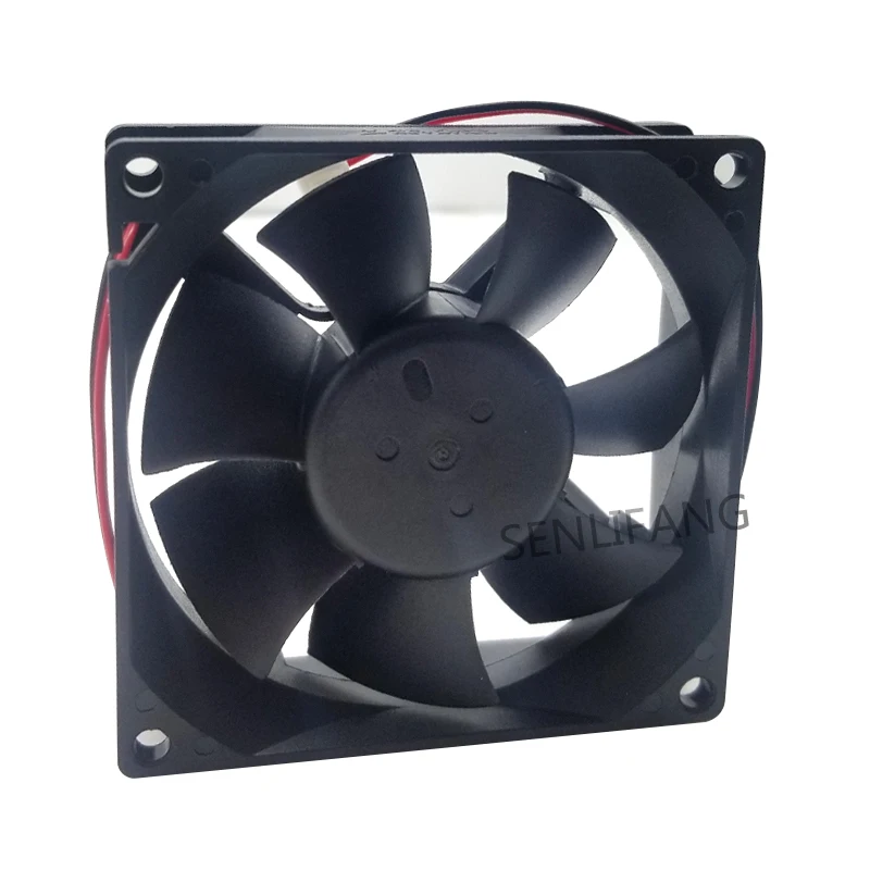 Voor Jamicon JF0825B2UR-R Dc 24V 0.21A 2-Draads 80X80X25Mm Server Cooler Fan