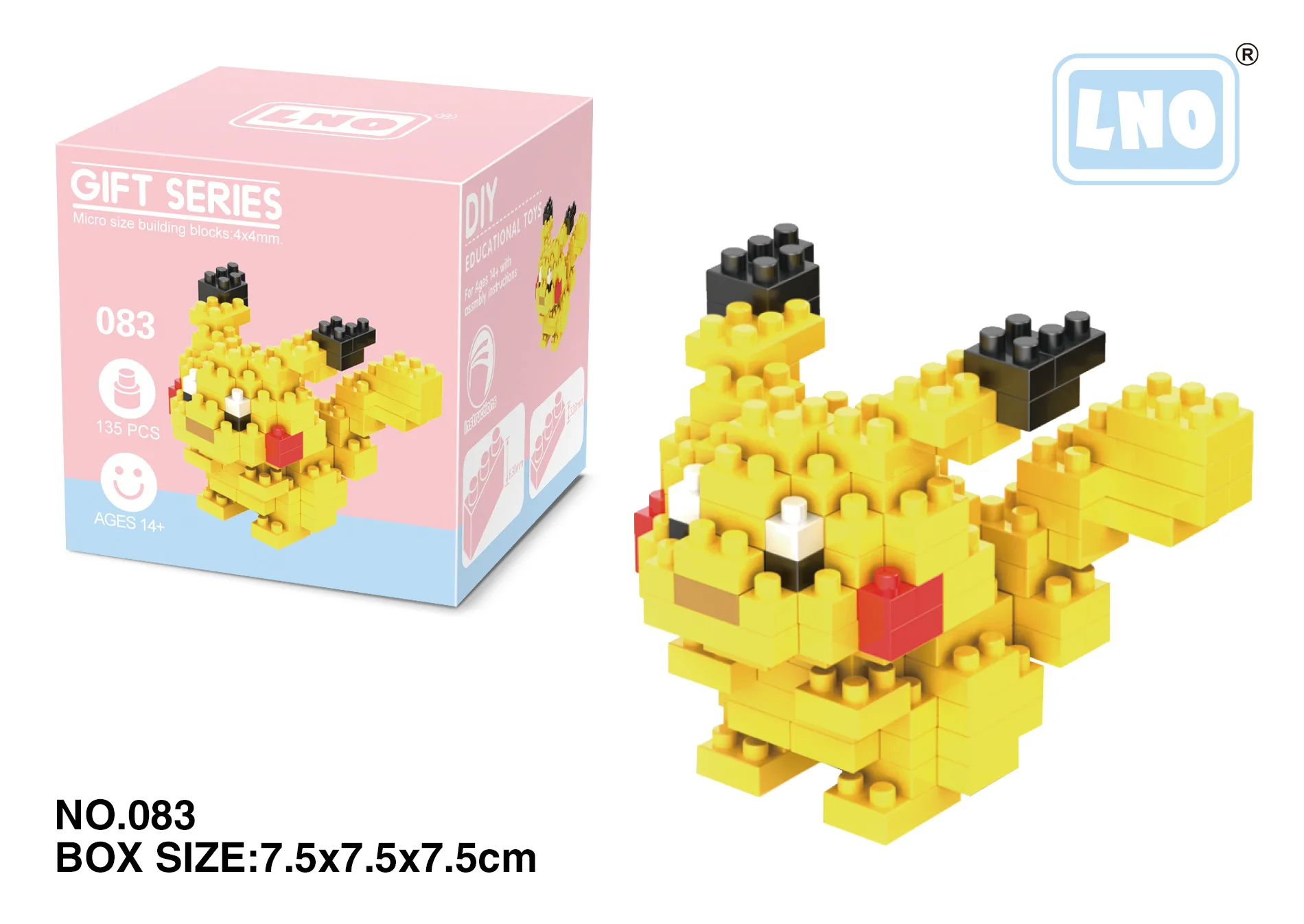 Pokemon Small Blocks Nanoblock Charizard Kyogre Groudon Rayquaza Model Education Graphics Toys for Kids Birthday Gift