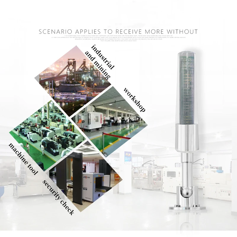 LED Three-color Warning Light Owen Warning Light Multi-layer Signal Light Indicator Machine Tool Light 24V Tower Light Buzzer