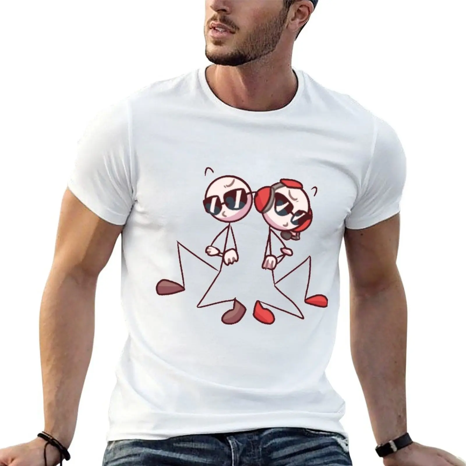 

shirt Henry printed for cotton stickmin T-Shirt threat man t t personalised shirts double t man 100% shirts