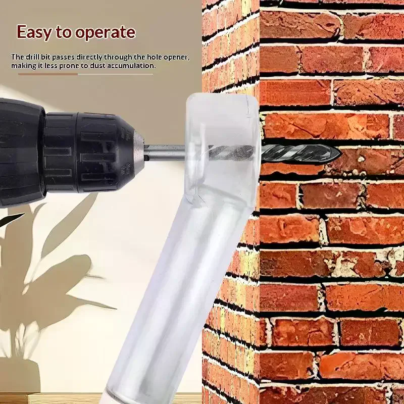 Sealed Dust Containment System Power Drill Dust Cover With Integrated Drill Bit Storage Case For Clean & Safe Drilling 1Pc