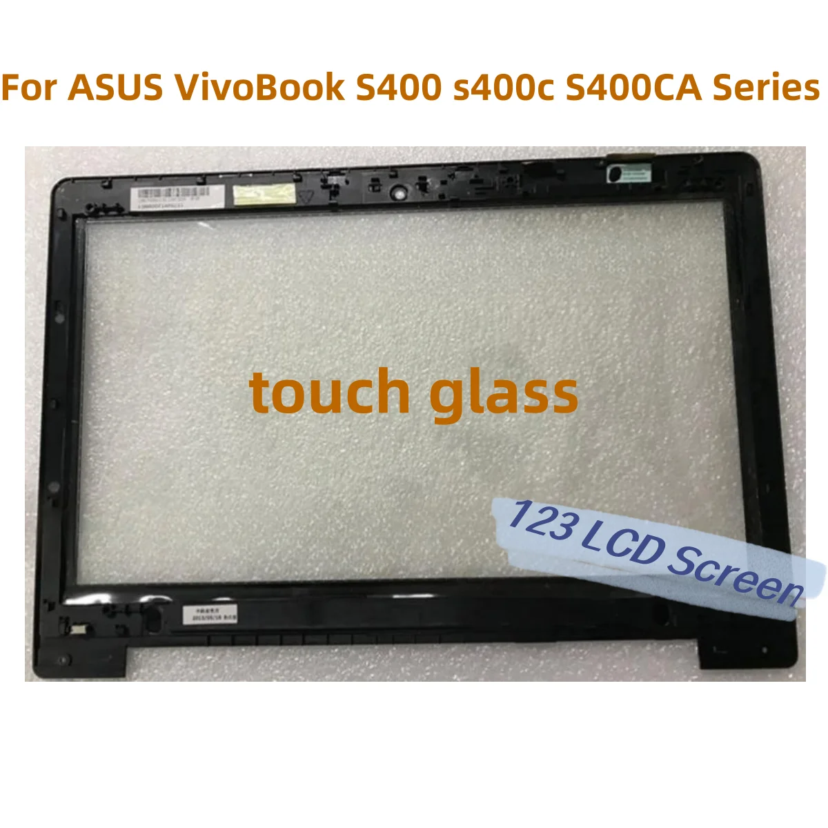 شاشة lcd تعمل باللمس مقاس 14 بوصة لـ asus vivobook s400 s400c s400ca ، 14 بوصة ، مجموعة مصفوفة مع إطار ، تم اختبارها بالكامل